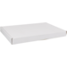  Verzenddoos, A4, golfkarton, 310x220x27mm, met klep, enkele golf, wit