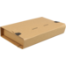 SendProof® Book packaging, corrugated cardboard, 274x191x80mm, brown 