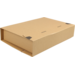 SendProof® Book packaging, corrugated cardboard, 328x255x80mm, brown 