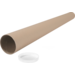 Tube, Cardboard, with cap, round, Ø 70mm, 870mm, brown 