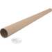 Tube, Cardboard, with cap, round, Ø 50mm, 1000mm, brown 