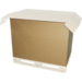  Palletdoos, excl. deksel, golfkarton, 1180x780x790mm, 1 zijde kleppen, bruin