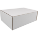 SendProof® Colis postal, carton ondulé, 302x215x105mm, découpé à l'emporte-pièce, blanc