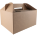  Maaltijdbezorgbox, corrugated cardboard, 33x26x17cm, brown 