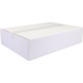  American folding box, corrugated cardboard, 420x300x95mm, single corrugation, white