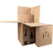 SendProof® Wine mailing box, corrugated cardboard, 316x305x368mm, 9 flessen, brown/Black