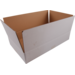  Amerikanische Faltschachtel, wellpappe, 400x300x215mm, einfache Welle, PFC, weiß