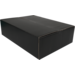  Postpakketdoos, golfkarton, 400x297x110mm, met autolock bodem, zwart