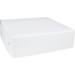  Gebaksdoos Zwanenhalsdoos, carton, 32x32x9cm, duplex, blanc