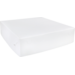  Gebaksdoos Zwanenhalsdoos, carton, 40x40x10cm, duplex, blanc
