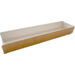 Schuifkarton, baguette, 27x7x3cm, karton, bruin/wit