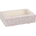  Gebaksdoos, Swirl, karton + PET, 19x12.5x5cm, met venster, 