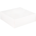  Gebaksdoos, karton, 25x25x8cm, wit