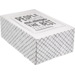 Depa® Cake box, Love to Eat, cardboard, 24x16x9cm, blanc/Noir
