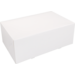  Cake box, cardboard, 24x16x9cm, zonder venster, white