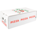  Boîte pizza, carton ondulé, 30x16x10cm, calzone, blanc