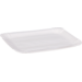 Plat, carton, rectangulaire, 18x12cm, blanc