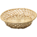 Mand, riet, Ø33cm, 8cm, rond, naturel