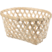 Basket, bamboo, 25x19x12.5cm, oval, natural