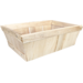 Vierkante houten mand 29x19x9 cm, draagkracht 3 kg
