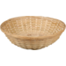 Basket, bamboo, Ø22cm, 6cm, round, natural