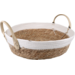 Mand, papier met zeegras, 10cm, rond, naturel