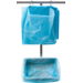 Sack, Kistenbeuteln, HDPE, 580/ 2x220x630mm, 10my, blau