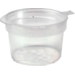 Bak, PP, 10.7ml, incl. deksel, kunststof cup, 23mm, transparant