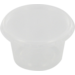 Container, PP, 50ml, Ø72mm, plastic cup, 24mm, transparent