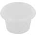Behälter, PP, 50ml, Ø72mm, incl. deckel, kunststoffcup, 24mm, transparent