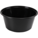 Bak, PP, 350ml, Ø119mm, kunststof cup, 52mm, zwart
