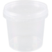 Container, PP, 365cc, Ø95mm, met deksel en garantiesluiting, plastic cup, 79mm, transparent