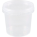 Behälter, PP, 365ml, Ø95mm, met deksel en garantiesluiting, kunststoffcup, 79mm, transparent