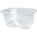 Behälter, PP, 250ml, excl. deckel, saladebakje, 108x82x45mm, transparent
