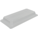 Lid, menu container, PS, rectangular, 166x85x22mm, transparent
