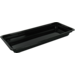 Schaal, sushitray, gerecycled PET, rechthoekig, 212x91x21mm, zwart