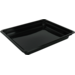 Barquette, PET recyclé, sushitray, 171x143x22mm, noir