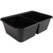 Bak, PP, 2-vaks, 700ml, 172x120x50mm, zwart