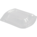 Lid, menu container, PP, rectangular, 206x165x25mm, transparent