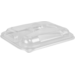 Couvercle, PP, rectangulaire, 227x177x27mm, transparent
