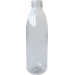 Fles, petfles, Gerecycled PET, zonder dop, 1000ml, transparant