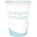  Latte-macchiatobeker, Votre propre projet, Carton + PE, enkelwandig, 300ml, 12oz, 