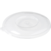 Deksel, Gerecycled PET, transparant