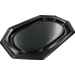 Schaal, cateringschaal, gerecycled PET, 8-hoekig, 450x300x25mm, zwart