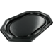 Schale, cateringschale, recyceltes PET, 8-eckig, 550x335x25mm, schwarz