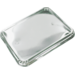 Deksel, menubak, Gerecycled PET, rechthoekig, 226x177x transparant