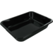 Container, CPET, menu container, 227x178x43mm, black