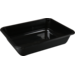 Bak, PP, 1-vaks, 1300ml, spuitgiet, menubak, 228x177x50mm, zwart