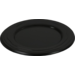 Depa Bord, Wave, reusable, rond, 1-vaks, pP, Ø18.5cm, zwart