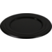 Depa Plate, Wave, reusable, round, 1 compartment, pP, Ø24cm, black